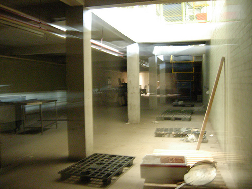warehouse space pre clean-out warehouse space